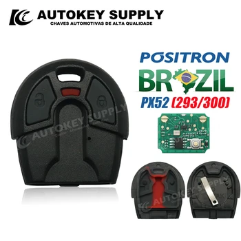 За бразилската система за сигнализация Positron Flex (PX52) Fiat, дистанционно ключ - двойно програма (293/300) за Автоматично снабдяване с ключовете AKBPCP101