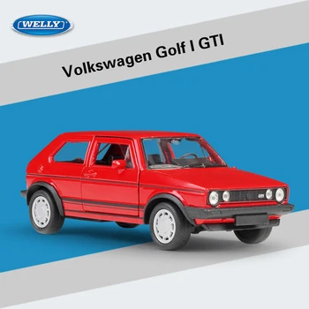 WELLY 1:36 Фолксваген Volkswagen Golf I GTI Сплав Модел на превозното средство за Леене Под Налягане и Играчки Превозни Средства да се Съберат на Кола Играчка Момче, подаръци За рожден Ден