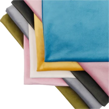 Дебелина на Мека кадифена тъкан Плътен Цвят Плат за пердета Кадифе Плюшен плат, ръчно изработени Шевна Аниме Кърпа За квадратни метра 50*153 см