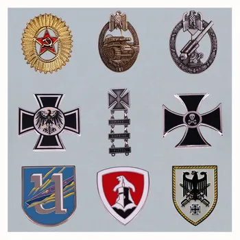 Интересна Икона на Немските Войски от Втората световна война Оригиналност Брошка На Ревера Дънкови Якета За Жени Раницата Украса