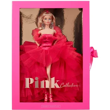 Барби кукли и Аксесоари Signature GTJ76 Pop 2021 Розовата Серия Pop Dragen Розова Рокля Мода Модел за Деца и Колективен Токсин