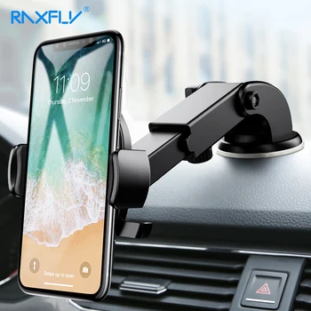 RAXFLY Кола За Телефон за Монтиране На Предното Стъкло За Samsung S9 Plus S7 S8 Кола За Телефон с Въртене на 360 градуса в Колата, Поставка За iPhone Huawei