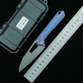 NOC DT03 Сгъваем Нож VG10 нож от титанова сплав дръжка открит къмпинг оцеляването на лов с кухненски нож EDC подарък инструмент нож