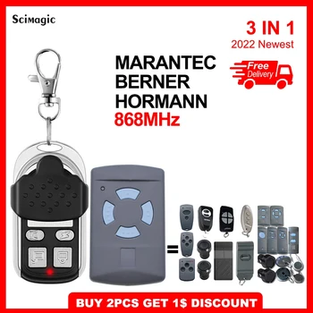 Hormann Marantec 868 Mhz дистанционно управление на гаражни врати HSE4 HS4 HSM2 HSM4 HSE2 868 Отварачка за врата Цифров D302 382 BERNER BHS121 BHS130