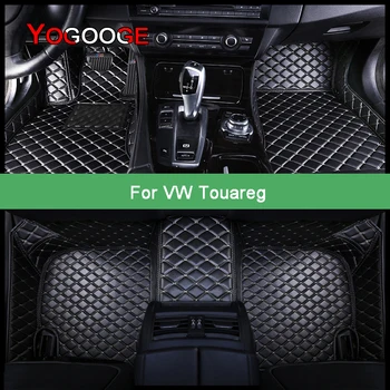 Автомобилни Постелки YOGOOGE За VW Touareg 2002-2021 години на Аксесоари за Краката Автомобилни Килими