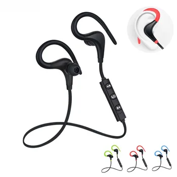 Bluetooth Безжични Слушалки Стерео Ухото на куката Спортни Слушалки С Микрофон С Шумопотискане Слушалки За iPhone Huawei, Xiaomi