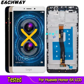 За Huawei Honor 6X LCD дисплей С Сензорен екран Дигитайзер В Събирането на BLN-AL10 Ремонт На Huawei Капитан 9 Lite Premium Edition LCD дисплей