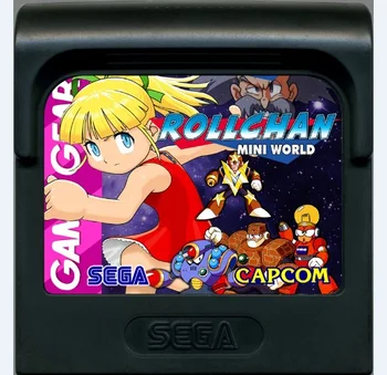8-битова игра касета GAME GEAR: ROLLCHAN MINI WORLD (версия за САЩ!! Английски език!! )