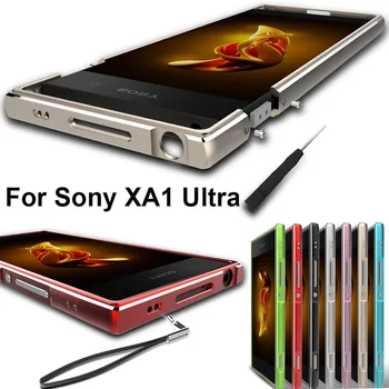 За Sony Xperia XA1 Ултра Оригинален калъф Алуминиева Сплав Метална Броня за Sony XA1 Ултра Метална Рамка G3226 G3212 G3223 G3221 6 