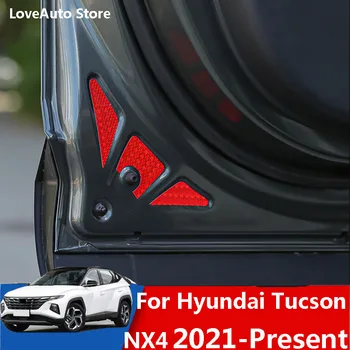 за Hyundai Tucson NX4 2021 2022 Автомобили Фар на Колелото За Вежди Автомобилна Врата Светоотражающая Стикер на Предупредителен Стикер Светлина Капачка За Вежди