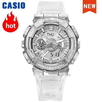 Casio часовник за мъже g shock 2021 нов продукт-прозрачни снежна камуфлаж спорт цифрови часовници с Двоен дисплей