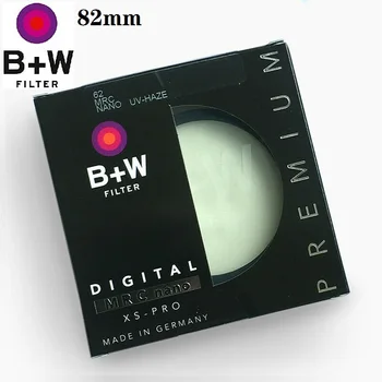 B + W UV-Филтър 82 мм XS PRO MRC Nano UV HAZE Защитен B + W Ултратънък за Обектив за Огледално-рефлексен фотоапарат Nikon, Canon, Sony