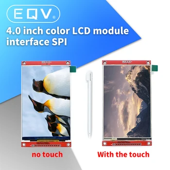 4,0 инча LCD дисплей 480*320 MCU SPI Сериен TFT LCD Дисплей Модул Екран със сензорен панел Вграден Драйвер ST7796S/ILI9486