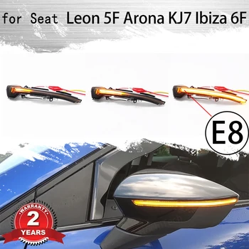 За SEAT Leon III Mk3 5F 13-18 Ibiza KJ Mk5 V Arona 17-18 Led Динамичен Поворотник Мигалка Сериен Индикатор на Страничното Огледало