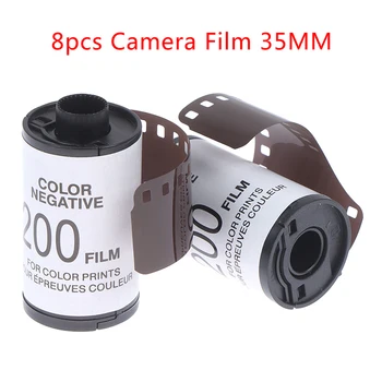 8 бр. / Ролка Цветни Негативна филм за камера с 35 мм Камера ISO SO200 Вид-135 Цветен филм