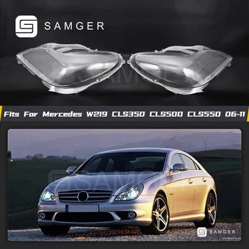 Samger 2x Предната Фаровете на Колата Капак на обектива фарове, Подходящи За Mercedes-Benz CLS 350 500 W219 2006 2007 2008 2009 2010 2011