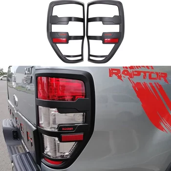 Матово Черно Външно Задна Светлина Абсорбатори Задните Светлини Капак За Ford Ranger Аксесоари 2012-2020 T6 T7 Т8 Wildtrak Raptor