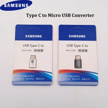 Samsung Micro USB Тип C Конвертор Адаптер Кабел За Бързо Зареждане За Galaxy S20 + S10 S8 S9 Плюс S10E Забележка 7 8 9 A50 A70 A80 A90