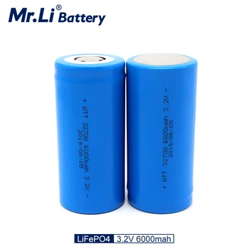 Mr.Li 32700 Lifepo4 3.2 В 6000 mah Акумулаторна Батерия с Голям Капацитет с Висока Мощност, С Дълъг Жизнен Цикъл За EV UPS, Работеща от мрежата