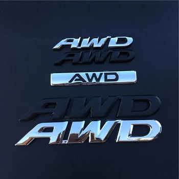 1 БР. 3D Метален AWD Логото на Емблемата на Иконата на Стикер за Автомобил Колата Етикети за Subaru и Honda 4X4 Офроуд Suv Автомобили Декоративен Стил