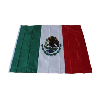 3*5 ФУТА Флаг на Страната, За да Празнуват 90*150 СМ Мексико Двойно Зашити Банер