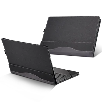 Чанта За Лаптоп HP ENVY X360 Convertible 15-ед Серия 15,6 Инча 2020, Самостоятелна Преносим Защитен Калъф От Изкуствена Кожа, Чанта За Лаптоп