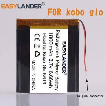 С вход с Висок капацитет от 3,7 През 1800 mah Акумулаторна Разширени Сменяеми Батерии за четене на електронни книги Кобо glo N613 батерия