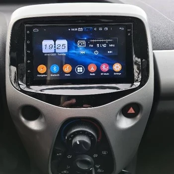 128 GB Вградена Памет Стерео С Екран За Peugeot 108 Citroen C1 и Toyota aygo Android 10 GPS Навигация Carplay Автомагнитола Главното Устройство