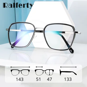 Ralferty Качествени Дамски Оптични очила в Рамки Големи Квадратни Очила по Рецепта и Без Диоптър Дамски Рамки за Очила D16024