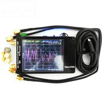 NanoVNA hugen 2,8-инчов LCD-Дисплей HF VHF UHF UV Вектор Мрежов Анализатор 50 khz ~ 300 Mhz Антена Анализатор Вградена батерия