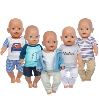 43 см Новородено Бебе Кукла Дрехи Модерни Съоръжения за 17 Инча Baby Doll Американски OG момиче Кукла Костюми