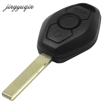 jingyuqin 3 Бутони на Дистанционното на Ключа на Автомобила Калъф във формата На Миди За BMW X3 X5, Z3 Z4 1/3/5/7 Серия Unut Hu92 Нож