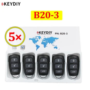 5 бр./лот KEYDIY B серия В20-3 3 бутона универсален KD дистанционно управление за KD200 KD900 KD900 + URG200 KD-X2 мини KD за KIA стил