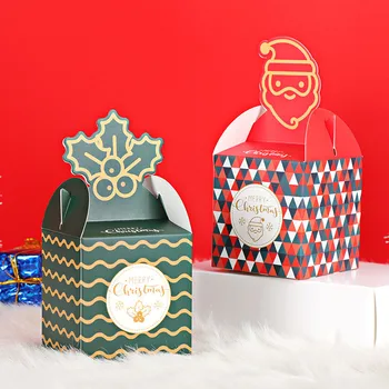 Творчески Подаръчни Кутии С Яблочными Бонбони Весела Коледа, Подаръци За Коледното Парти, Торта, Коледни Подаръци, Опаковки, Кутии, Коледни Торбички Навидад Box