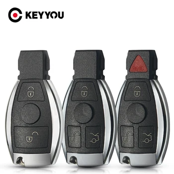KEYYOU 2/3/4 Бутона Smart Remote Ключ във формата На Миди За Mercedes Benz A C E S Класа W211 W245 W204 W205 W212 CLA BGA Калъф за Ключове На 2010 Година+