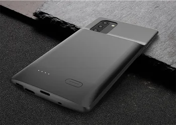 За Samsung Galaxy Note 10 Plus Течен силиконов Калъф За Зарядно Устройство, Резервна Батерия За Samsung Note 10