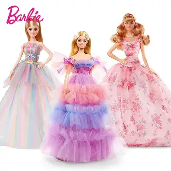 Оригиналните Кукли Барби Нови Пожелания за Рожден Ден Колекционерско Издание Кукли Подбрани Играчки за Момичета, Подарък за Рожден Ден GHT42 GTJ85 FXC76