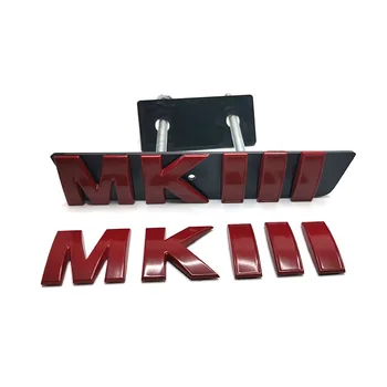 3D Надпис MK 3 Знак Лъскаво Черен MKIII Скара Автомобилни Емблеми Golf 3 Багажника на Автомобил Икони