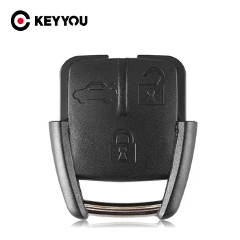 KEYYOU 3 Бутони на Дистанционното на Ключа на Автомобила Калъф Ключодържател За Chevrolet Ключодържател С Държач на Батерията