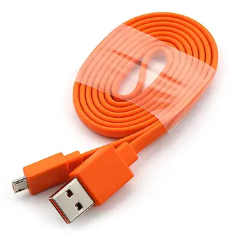 USB Кабел за бързо зареждане зарядно устройство Кабел Подходящ за безжичен динамиката на JBL и слушалки с Bluetooth Слушалки (3,3 ft - Оранжево)