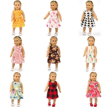 Нова рокля Подходяща за кукли American Girl Кукла 18 Инча Дрехи И аксесоари за кукли