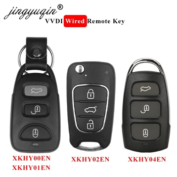 jingyuqin 5 бр. XKHY00EN XKHY01EN XKHY02EN XKHY04EN жично Дистанционно за Дистанционно Управление на Универсален Автомобилен Ключ на Дистанционното управление за Xhorse VVDI Инструмент за Hyundai Стил