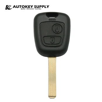 За Peugeot 307 2-Бутон ключ с Дистанционно Канавкой За автоматично захранване AKPGS215
