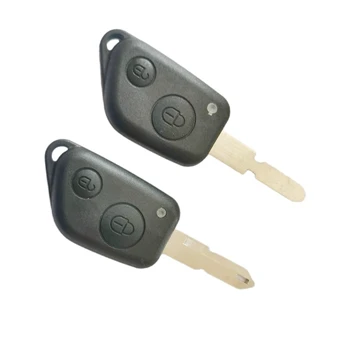 Корпус Ключ Дистанционно Управление за Peugeot 106 206 306 406 с Празни Острие