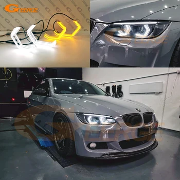 За BMW Серия 3 E92 E93 Купе и Кабриолет Ултра Ярък Концептуален M4 Култов Стил Комплект LED Angel Eyes Автомобилни Аксесоари
