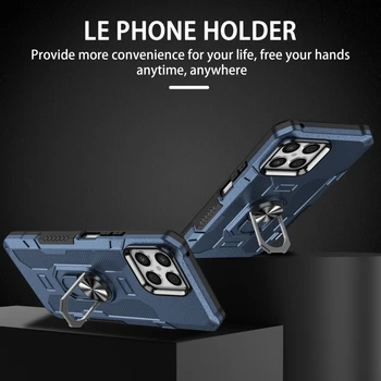 Луксозен Брониран Калъф За Телефон Huawei Honor X9 X8, Магнитен Държач-Поставка За Присоске, Защитен Калъф За Честта X7 Корпуса Case