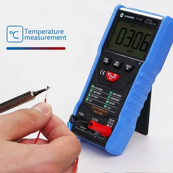 Мини Интелигентен LCD Дигитален Мултицет За Измерване на Температурата на AC DC Тестер Съпротива за Ремонт на Мобилен Телефон DT-19N