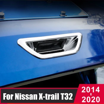 ABS Авто Задната част на Задната Врата Дръжка на Чашата Тампон стикер За Nissan X-trail X trail t32 Измамник 2014-2018 2019 2020 Аксесоари