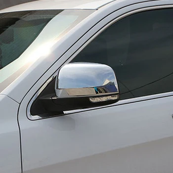 ABS Хром За dodge durango 2017 2018 2019 огледало за обратно виждане Гарнитура Протектор Защитно покритие Апликации, Аксесоари За Полагане на Автомобили