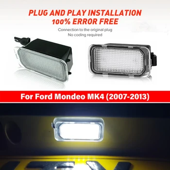 2 бр. Led табела 6500 Към Бяла Светлина За Ford Mondeo MK4 (2007-2013) Led табела Лампи Aar Аксесоари